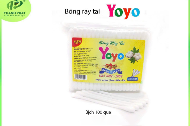 Bông Ráy Tai YoYo Cao Cấp ( 100 que)