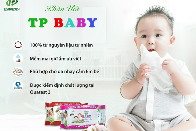 Khăn Ướt TP BABY 80G