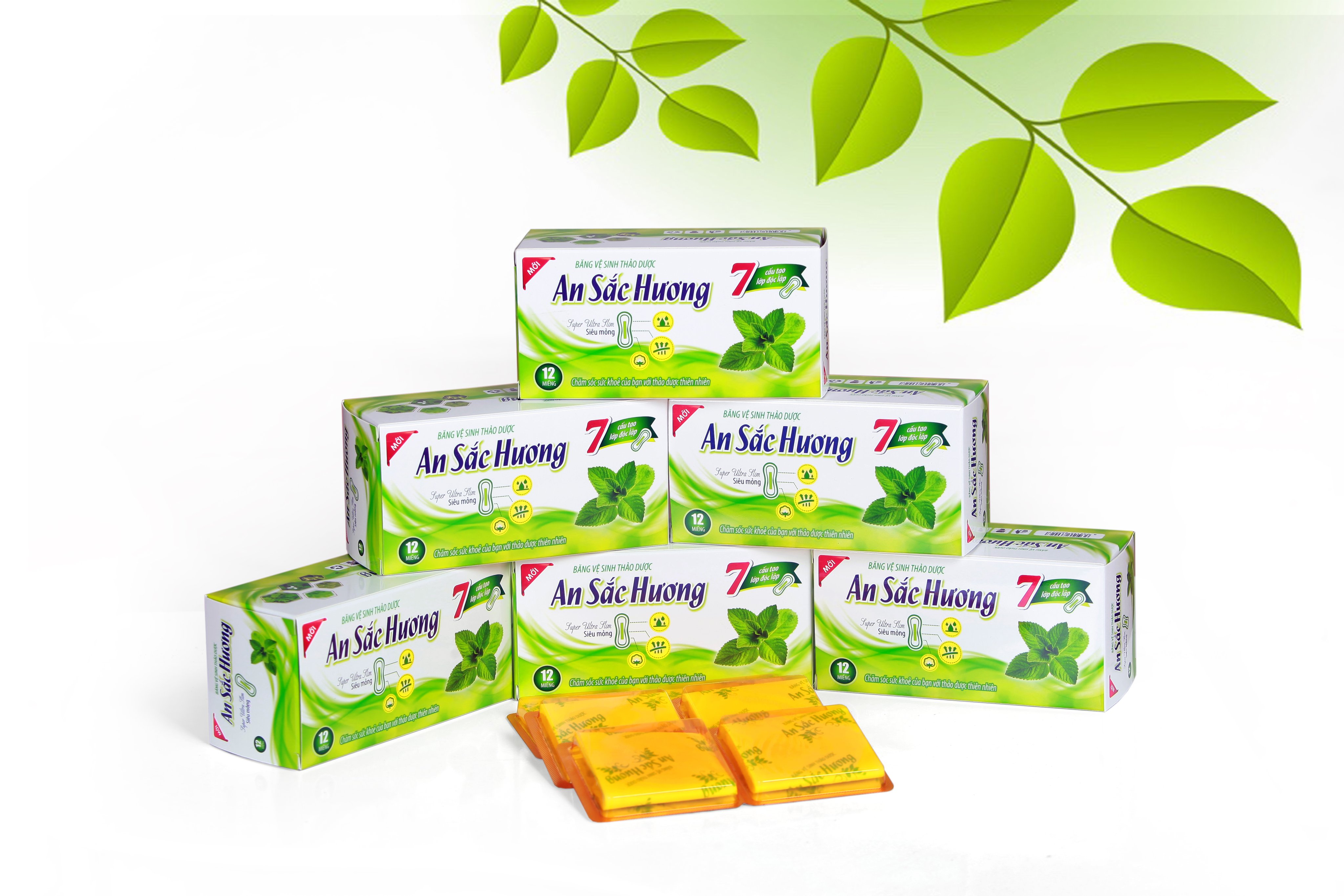 Băng Vệ Sinh An Sắc Hương ( Hằng Ngày - 12 Miếng / Hộp )