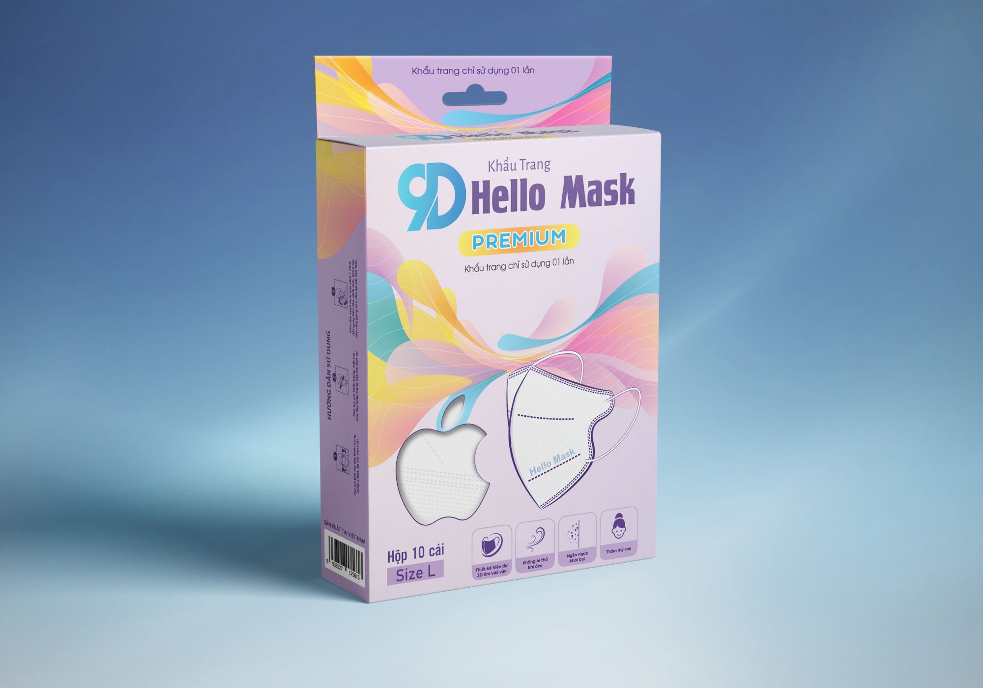 Khẩu Trang 9D Hello Mask - Dẫn đầu xu thế