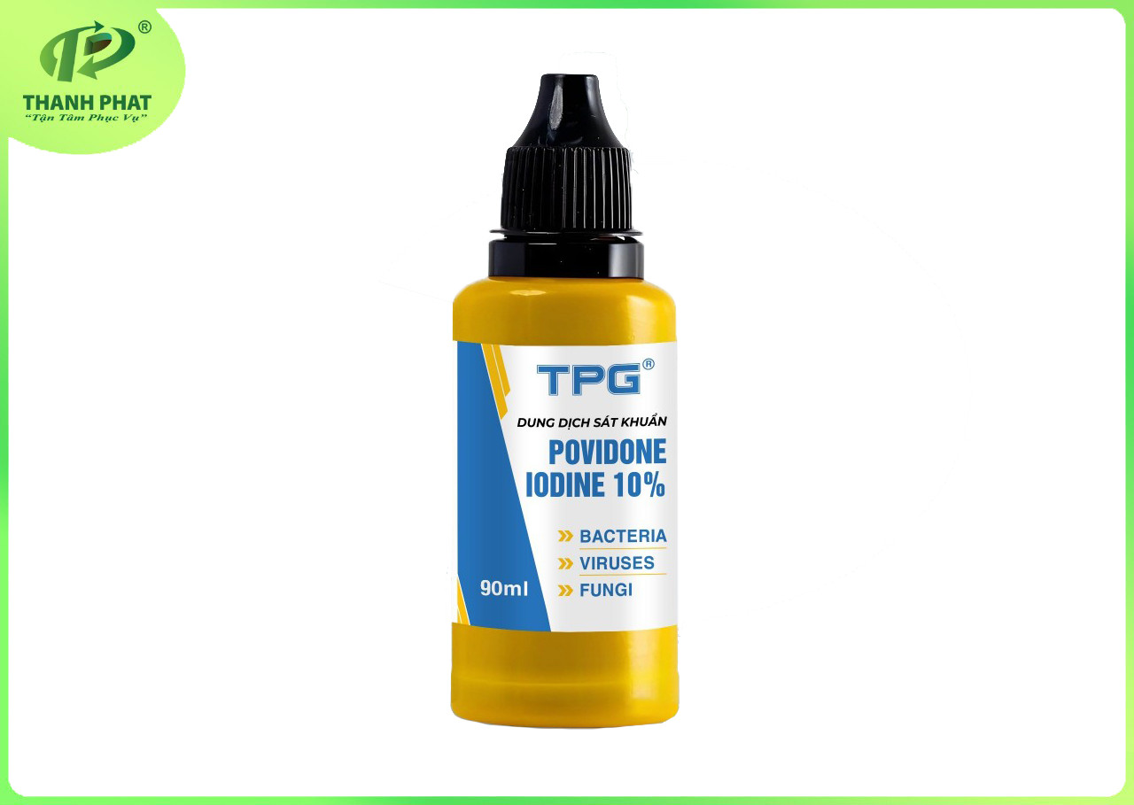 Dung dịch sát khuẩn Povidone Iodine 10% TPG 90ml