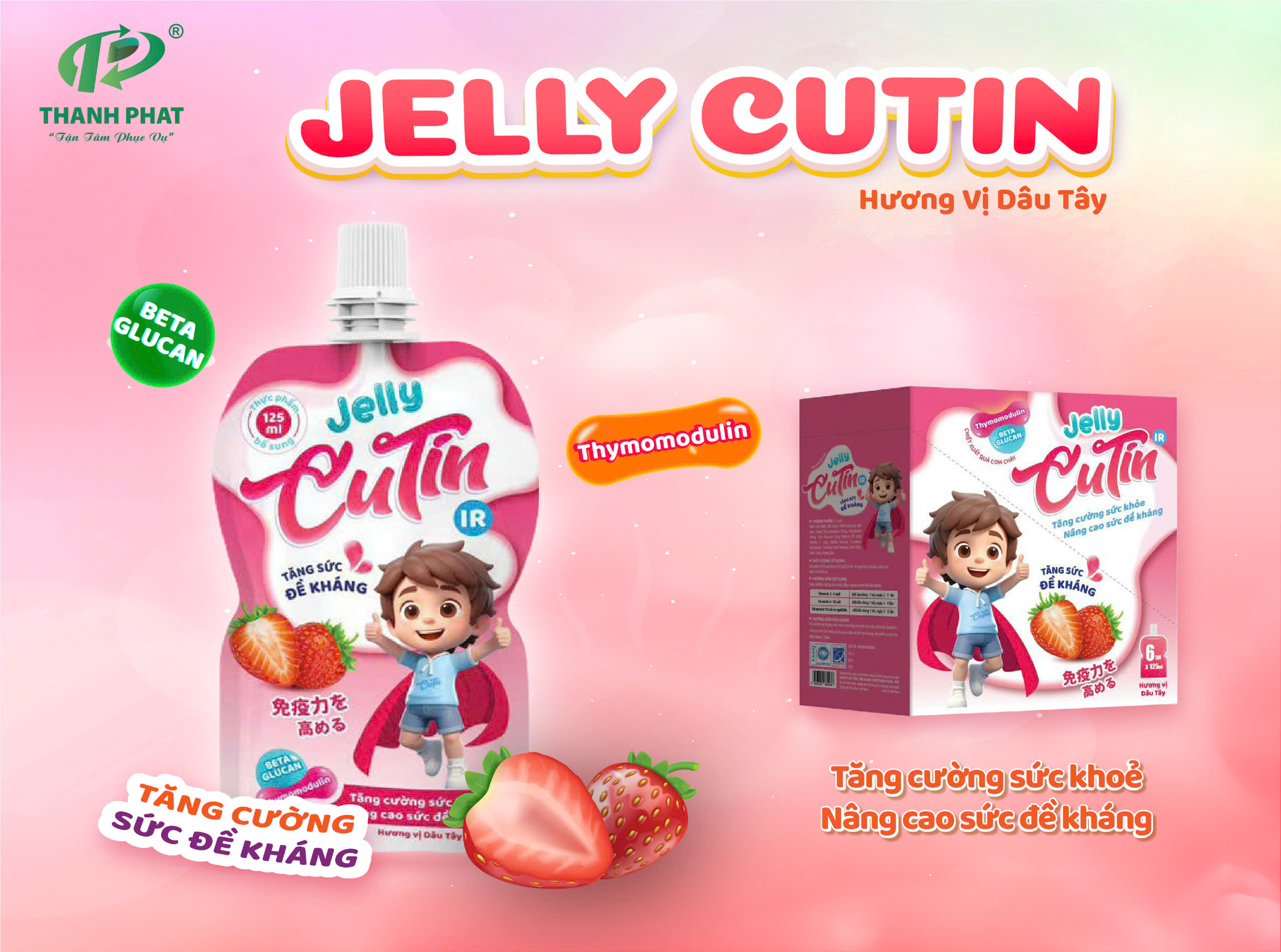 Jelly Cutin - Vị Dâu