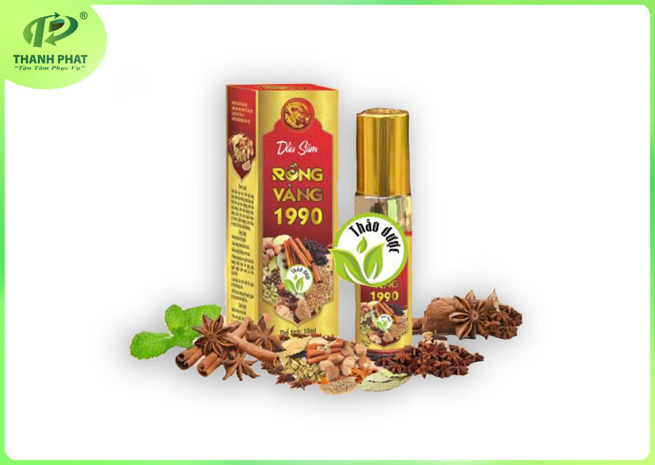 DẦU SÂM - RỒNG VÀNG 1990 ( 10 ml/chai )