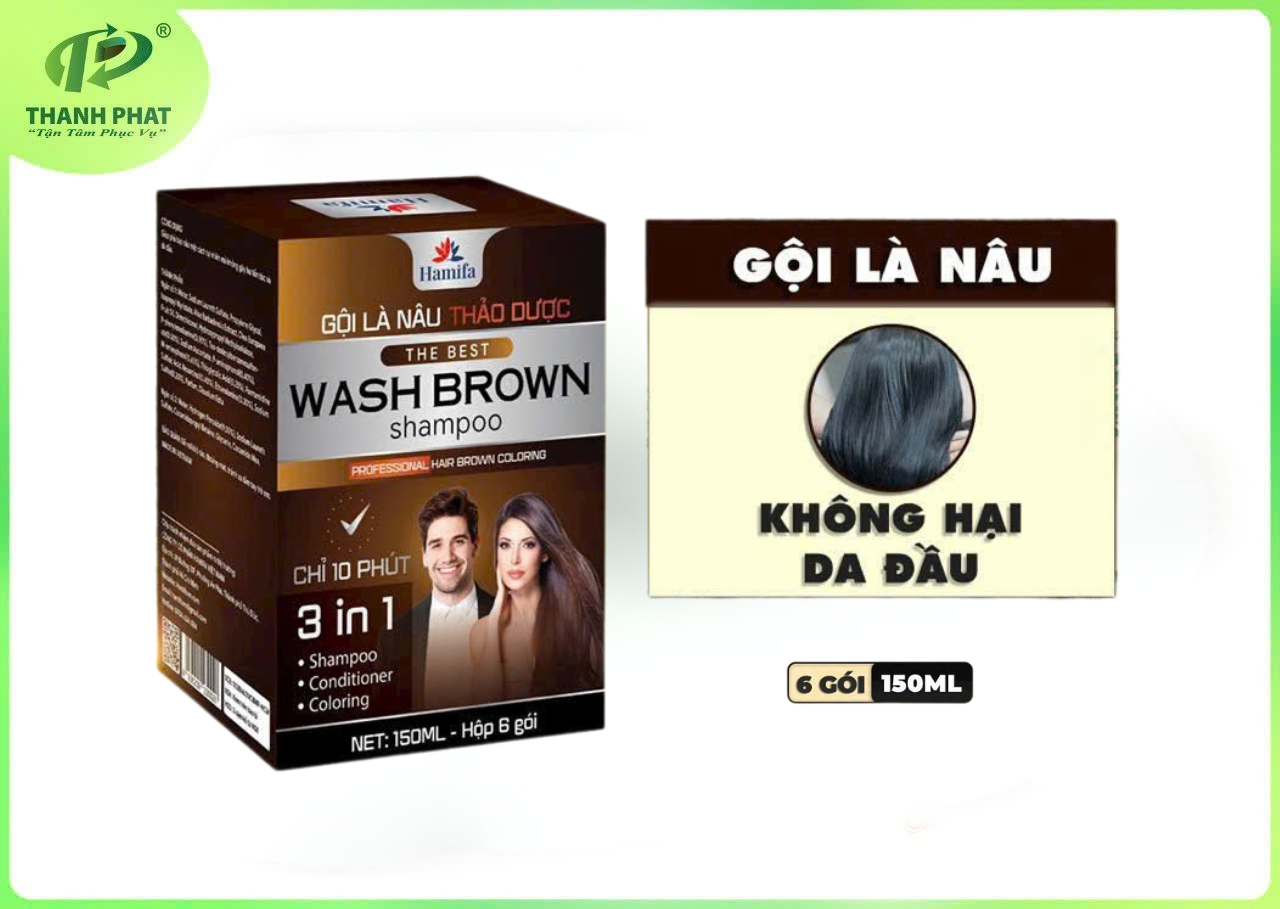 Dầu Gội Thảo Dược Phủ Bạc - Gội Là Nâu